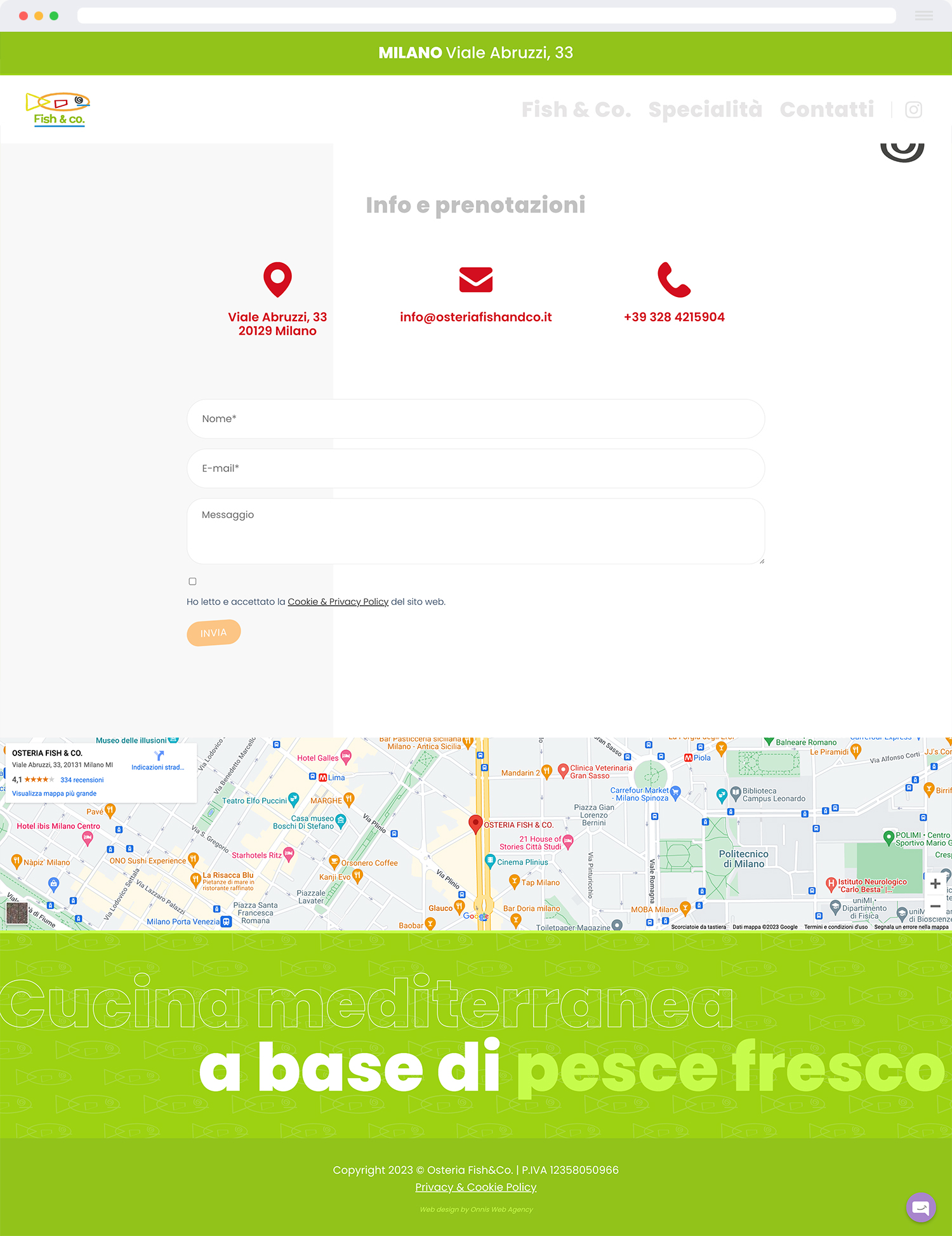 ONNIS Web & Marketing Agency di Patrizia Onnis / Fish & Co.
