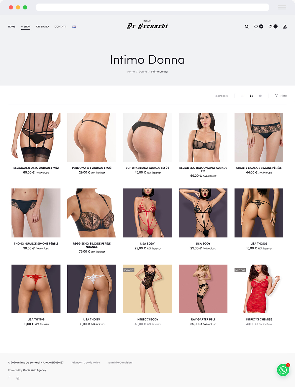ONNIS Web & Marketing Agency di Patrizia Onnis / Intimo De Bernardi
